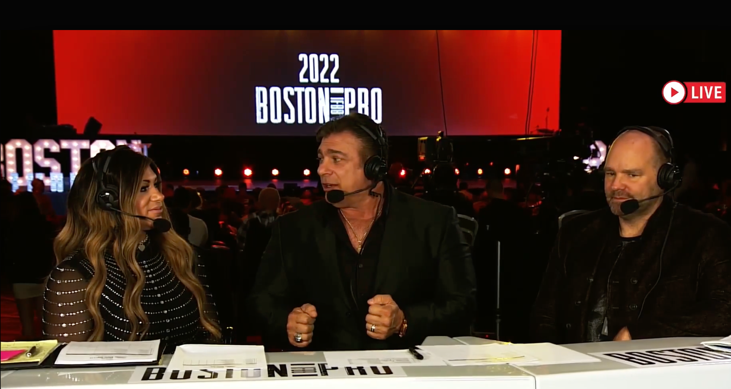 Boston Pro Bodybuilding Pre-Show David Whitaker, Promoter 03:34:00